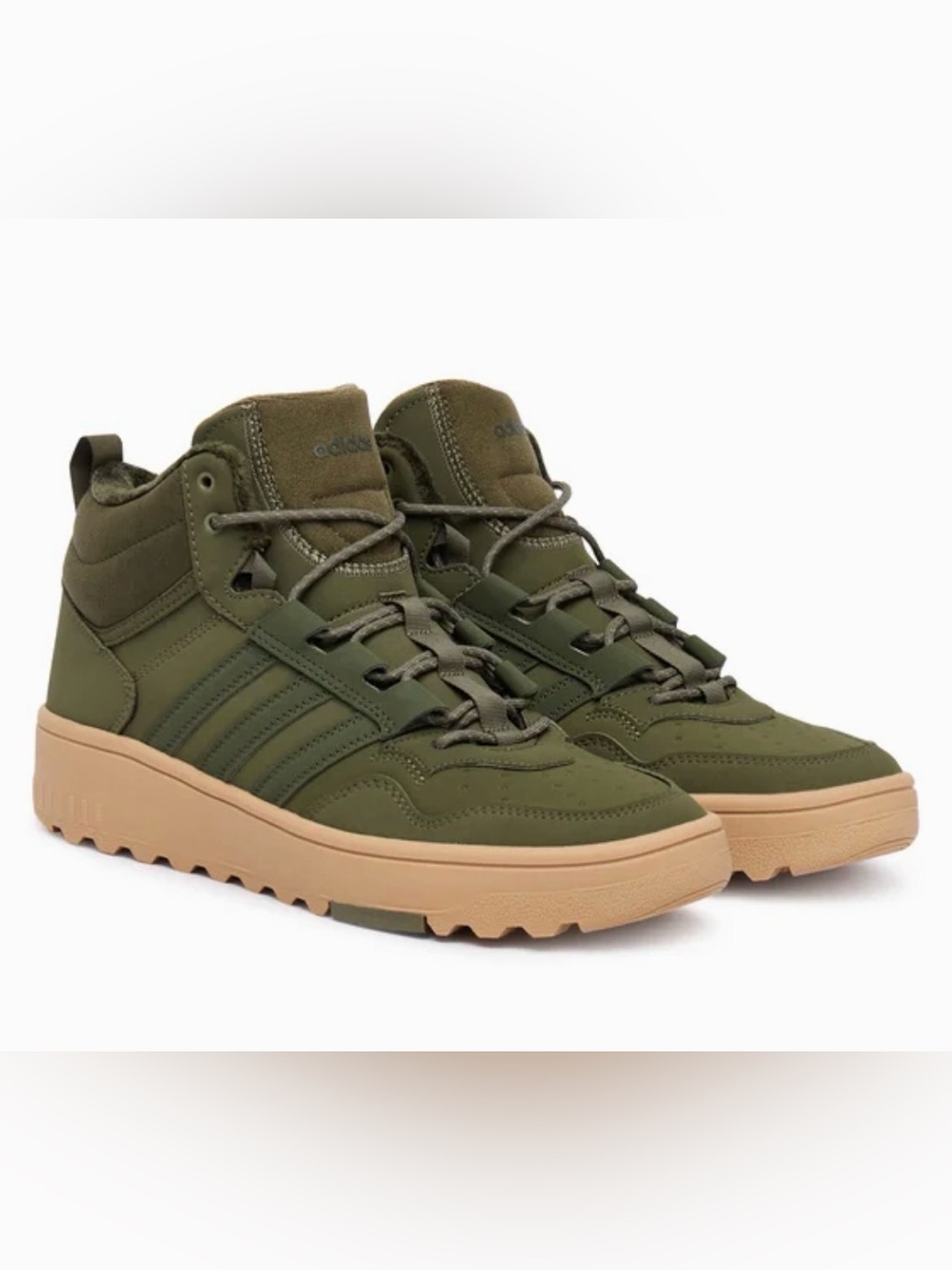 adidasHoops 4.0 Mid JQ5363 Khaki Sneakers